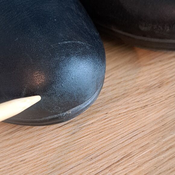 Pikolinos Verona Women 38 7.5 Black Leather Mid-Calf Zip Boots Ankle Heels - Picture 4 of 11